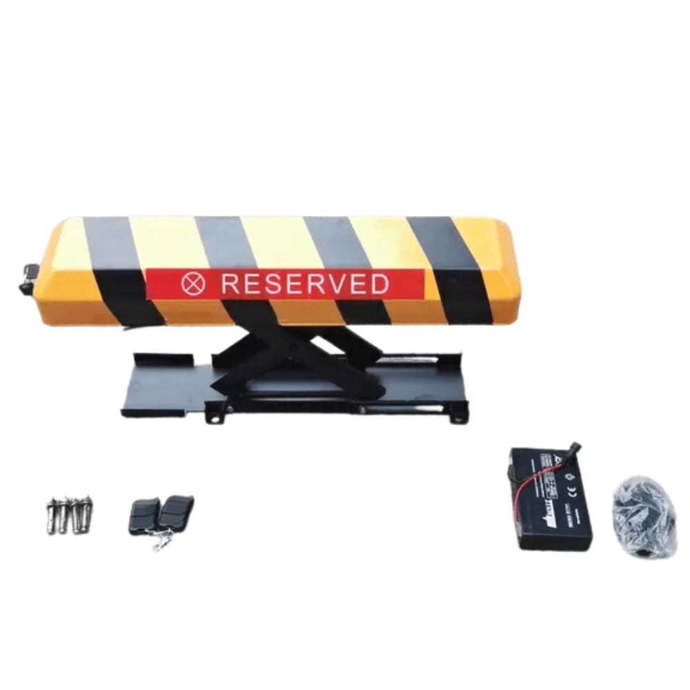 Automatic parking barrier with remote control type X