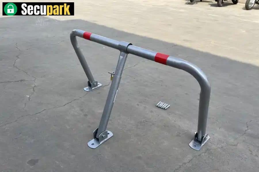 Manual Folding Parking Barrier with Anti-Parking Lock 4