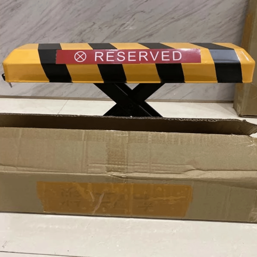 Automatic parking barrier with remote control type X 4