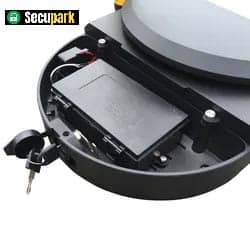 Folding parking barrier with remote control to protect your parking space 3