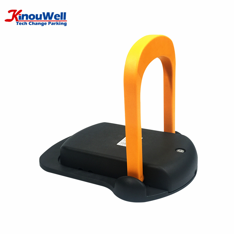 Automatic folding parking barrier with remote control and mobile app 2
